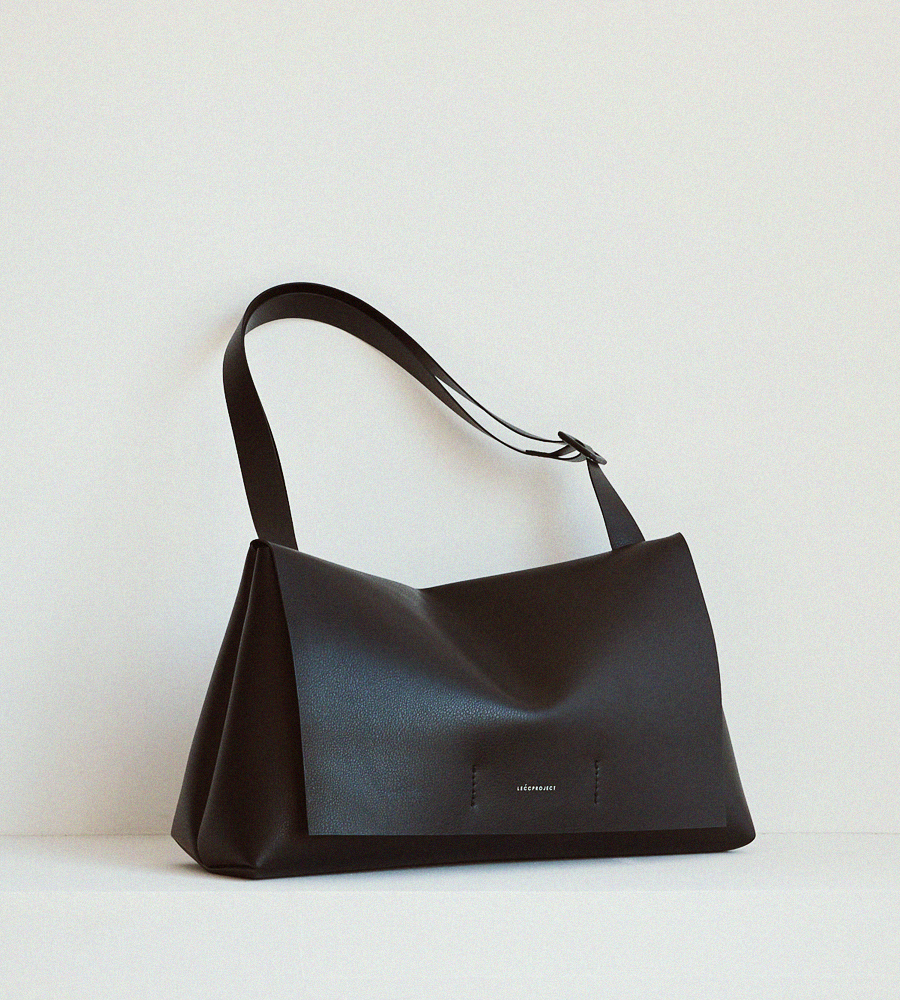 [IN STOCK]  MOD FLAP BAG M - Artificial Leather_BLACK